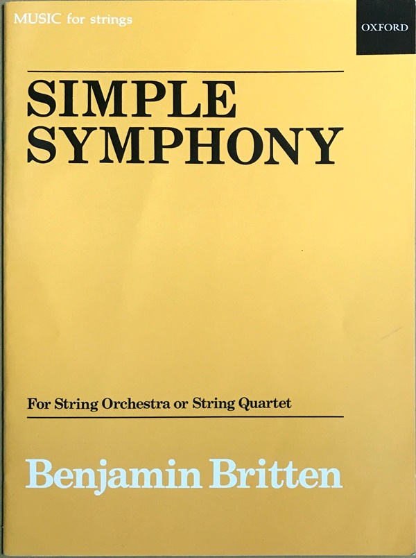 ブリテン シンプル・シンフォニー(単純な交響曲) BRITTEN Simple 