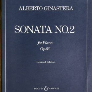 ヒナステラ ピアノ・ソナタ 第2番 Op.53 GINASTERA Sonata No.2 for piano Op.53 Revised Edition