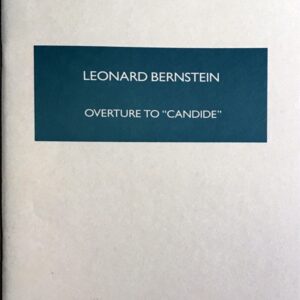 バーンスタイン 喜歌劇「キャンディード」序曲 (スタディ・スコア) 輸入楽譜 Bernstein Candide, Overture 洋書