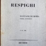 レスピーギ 交響詩｢ローマの噴水」 (スタディ・スコア) 輸入楽譜 RESPIGHI Fontane Di Roma poem sinfonico 洋書