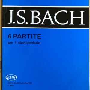 バッハ パルティータ BWV 825-830 (ピアノ・ソロ)輸入楽譜 BACH Partiten BWV 825-830/Urtext/Ed. & Fing. Zsuzsa 洋書