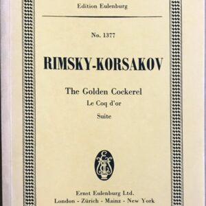 リムスキー=コルサコフ：オペラ「金鶏」より 組曲 (スタディ・スコア) 輸入楽譜 RIMSKY-KORSAKOFF The Golden Cockerel (Le Coq d'Or)Suite