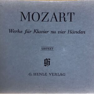 モーツァルト 連弾作品集 原典版 (ピアノ連弾) 輸入楽譜 Mozart werke fur klavier zu vier Handen 洋書
