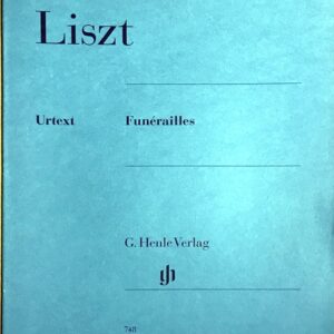 リスト 葬送曲  (ピアノ・ソロ) 輸入楽譜 Liizt Funerailles 原典版 洋書