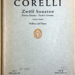 コレッリ 12のバイオリン・ソナタ Op.5 第1巻: 第1番-第6番  (ヴァイオリン＋ピアノ) 輸入楽譜 CORELLI Sonaten Op.5 Bd.1: Nr.1-6 洋書