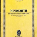ヒンデミット ウェーバーの主題による交響的変容 (スタディ・スコア) 輸入楽譜 Hindemith Symphonic Metamorphosis of Themes by C.M.Weber
