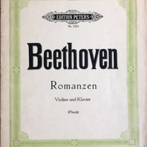 ベートーヴェン ロマンス Op.40,50 (バイオリンとピアノ) 輸入楽洋書譜 Beethoven Romanzan