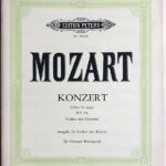 モーツァルト バイオリン協奏曲 第3番 ト長調 KV216/オイストラフ編 (バイオリンとピアノ) Mozart Konzert Violine und Orchester