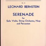 バーンスタイン セレナード プラトンの「饗宴」に基づく (スタディ・スコア) Bernstein Serenade after Plato's 'Symposium'