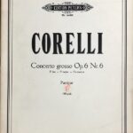 コレッリ 合奏協奏曲 変ロ長調 Op.6/6 (スタディ・スコア) Corelli Concerto Grosso Op.6/6