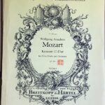 モーツァルト フルートとハープのための協奏曲 ハ長調 KV 299 (パート譜セット) 輸入楽譜 MOZART Konzert fur Flote,Harfe&Orchester KV299