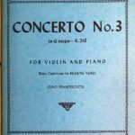 モーツァルト バイオリン協奏曲 第3番 ト長調 KV 216/フランチェスカッティ編 (イザイによるカデンツ付き) 輸入楽譜 Mozart Concerto No.3