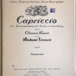 R. シュトラウス 歌劇「カプリッチョ」より (弦楽六重奏パート譜セット) 輸入楽譜 R,Strauss Capriccio Streichsextett op. 85 2Vn,2Va,2Vc