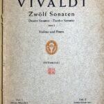 ヴィヴァルディ 12のヴァイオリン・ソナタ集 Op. 2 第1巻 (バイオリンとピアノ) 輸入楽譜 Vivaldi Twelve Sonatas Op.2 洋書