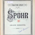 シュポーア 九重奏曲 ヘ長調  'Grand Nonetto' 輸入楽譜 Spohr Nonet op. 31 in F (Fl,Ob,Cl,Bn,Hn,Vn,Va,Vc,CB) 洋書