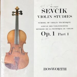 セヴシック（シェフシーク）バイオリン教本 OP.1 PART1  輸入楽譜 Sevcik SCHOOL OF VIOLIN TECHNIQUE 洋書