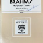 ブラームス ハンガリー舞曲集 第1巻 (バイオリンとピアノ) 輸入楽譜 Brahms Hungarian Dances for Violin and Piano Volume 1 洋書