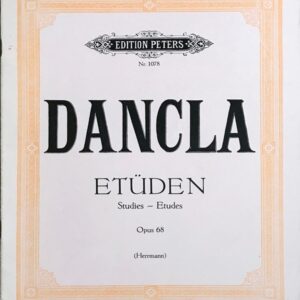 ダンクラ 15の練習曲・Op.68 (2本のヴァイオリン) 輸入楽譜 Dancla Etuden fur Violine mit begleitung einer zweiten violine Op.68 洋書