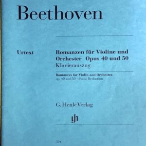 ベートーヴェン ロマンス Op. 40, 50 (バイオリンとピアノ) 輸入楽譜 Beethoven Romances for Violin and Orchestra Piano Reduction 洋書