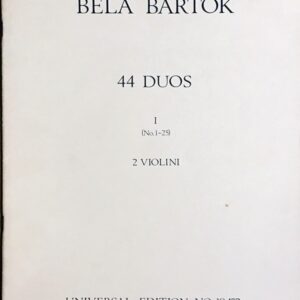 バルトーク 44の二重奏曲 第1巻 第2巻 (2 バイオリン) 輸入楽譜 Bartok 44 Duos 1,2 (2冊セット) 洋書