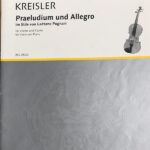 クライスラー プニャーニの様式による前奏曲とアレグロ (バイオリンとピアノ) 輸入楽譜 Kreisler Praeludium und allegro 洋書