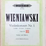 ヴィエニャフスキ ヴァイオリン協奏曲第1番 嬰ヘ短調 作品14 (バイオリンとピアノ) 輸入楽譜 Wieniawski Violinkonzert No.1 Op.14 洋書