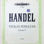 ヘンデル バイオリン・ソナタ集 第2巻 (バイオリンとピアノ) 輸入楽譜 Handel Violin Sonatas volume 2 洋書