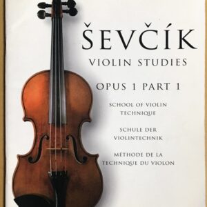 セヴシック（シェフチーク） ヴァイオリン技巧教本 Op.1 - 1 輸入楽譜 Sevcik  Violin Studies Op.1-1 洋書