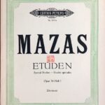 マザス 練習曲 Op.36 第1巻: 特別な練習曲 輸入楽譜 Mazas Etuden Op.36 Heft 1 ヴァイオリン教本 洋書