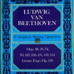 ベートーヴェン 弦楽四重奏曲全集 スコア 輸入楽譜 BEETHOVEN Complete String Quartets: Large Score 洋書