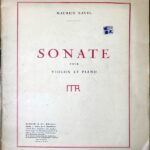 ラヴェル ヴァイオリン・ソナタ (ヴァイオリンとピアノ) 輸入楽譜 Raevl Sonate Violin et Piano 洋書