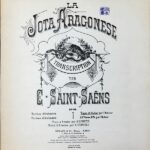 サン＝サーンス ホタ・アラゴネーサ (ヴァイオリンとピアノ) 輸入楽譜 Saint-Saens Jota Aragonese op.64 洋書