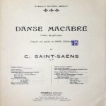 サン＝サーンス 死の舞踏 Op.40 (ヴァイオリンとピアノ) 輸入楽譜 Saint-Saens Danse Macabre Op.40 洋書