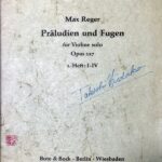 レーガー 前奏曲とフーガ Op.117 第1番-第4番 (ヴァイオリン・ソロ) 輸入楽譜 REGER Praludien und Fugen Op.117/1-4 洋書