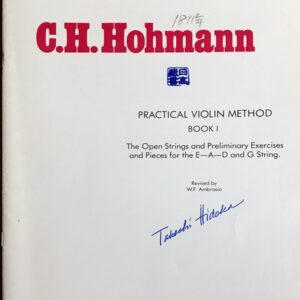 ホーマン バイオリン教本 第1巻 (ヴァイオリン) 輸入楽譜 HOHMANN Practical Violin Method Bk.1 洋書