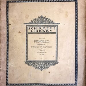 フィオリロ 36の練習曲/シュラディーク編  (ヴァイオリン教本・練習曲) 輸入楽譜 FIORILLO 36 or Caprices/Ed. Schradieck 洋書