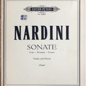 ナルディーニ ヴァイオリン・ソナタ ニ長調 (ヴァイオリン・ピアノ) 輸入楽譜 Nardini Sonata in D 洋書