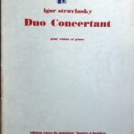 ストラヴィンスキー 協奏的二重奏曲 (ヴァイオリンとピアノ) 輸入楽譜 Stravinsky Duo Concertant 洋書