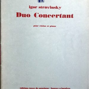 ストラヴィンスキー ディヴェルティメント (ヴァイオリンとピアノ) 輸入楽譜 Stravinsky Divertimento 洋書 – 中古楽譜 専門店プラスノート