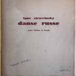 ストラヴィンスキー 「ペトルーシュカ」より ロシアの踊り (ヴァイオリンとピアノ)  輸入楽譜 STRAVINSKY Danse Russe from Petrouchka