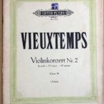 ヴュータン ヴァイオリン協奏曲 第2番 嬰ヘ短調 Op. 19 (ヴァイオリンとピアノ)  輸入楽譜 Vieuxtemps Violinkonzert No.2 Op.19 洋書
