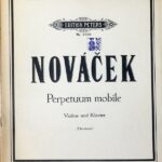 ノヴァーチェク 常動曲（無窮動） (ヴァイオリン,ピアノ) 輸入楽譜 Novacek perpetuum Mobile 洋書