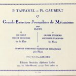 タファネル&ゴーベール フルートのための17のメカニズム日課大練習 ルデュック社ライセンス版 輸入楽譜 Taffanel et Gaubert 洋書
