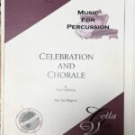ニール・デ＝ポンテ セレブレーションとコラール (打楽器6重奏 スコア+パート譜) 輸入楽譜 niel DePonte Celebration and Chorale 洋書