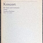 ポール・ヒンデミット ホルン協奏曲 (スコア)輸入楽譜 Paul Hindemith Konzert fr Horn und Orchester 洋書