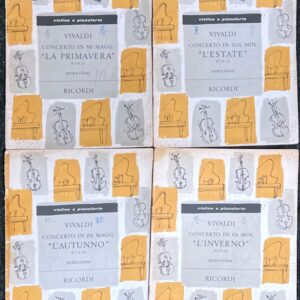 ヴィヴァルディ ヴァイオリン協奏曲「四季」より「春夏秋冬」(バイオリン+ピアノ) Vivaldi Concerto in E Major La Primavera 洋書