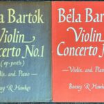 バルトーク バイオリン協奏曲 第1番第2番 (バイオリン+ピアノ)輸入楽譜 Bla Bartok Violin Concerto No.12 Violin and Piano 洋書