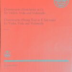 モーツァルト ディヴェルティメント (バイオリン+ヴィオラ+チェロ)輸入楽譜 MOZART Divertimento (Streichtrio) in Es 洋書