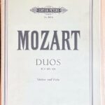 モーツァルト バイオリンとビオラのための二重奏曲 (バイオリン+ヴィオラ)輸入楽譜 MOZART DUOS K.V. 423 424 Violine und Viola 洋書