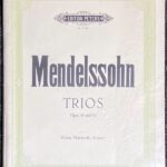メンデルスゾーン ピアノ三重奏曲集 Op.49 66 (ヴァイオリンチェロピアノ)輸入楽譜 Mendelssohn Trios Opus 49 und 66 洋書